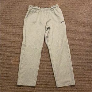 Gray Nike sweatpants